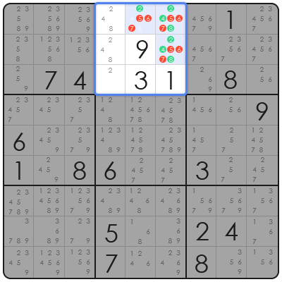 6 x 6 sudoku